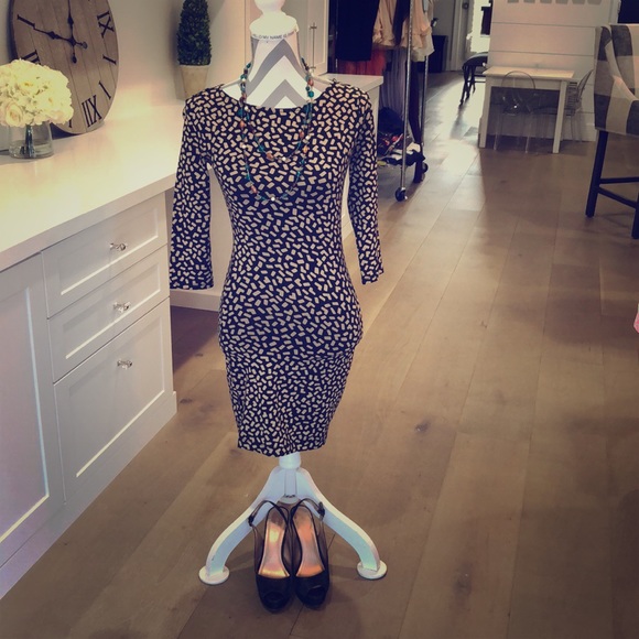 Confetti Patterned Design Bodycon Dress - Picture 3 of 16